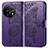 Leather Case Stands Butterfly Flip Cover Holder for OnePlus 11 5G Purple