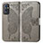 Leather Case Stands Butterfly Flip Cover Holder for OnePlus 9 Pro 5G Gray