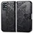 Leather Case Stands Butterfly Flip Cover Holder for OnePlus 9R 5G Black