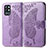 Leather Case Stands Butterfly Flip Cover Holder for OnePlus 9R 5G Clove Purple