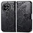 Leather Case Stands Butterfly Flip Cover Holder for OnePlus Ace 2 5G Black