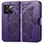 Leather Case Stands Butterfly Flip Cover Holder for OnePlus Ace Pro 5G Purple