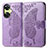 Leather Case Stands Butterfly Flip Cover Holder for OnePlus Nord CE 3 Lite 5G Clove Purple