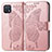 Leather Case Stands Butterfly Flip Cover Holder for Oppo A16K Pink