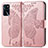 Leather Case Stands Butterfly Flip Cover Holder for Oppo A16s Pink