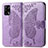 Leather Case Stands Butterfly Flip Cover Holder for Oppo A74 4G Clove Purple