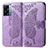 Leather Case Stands Butterfly Flip Cover Holder for Oppo A77 5G Clove Purple