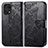 Leather Case Stands Butterfly Flip Cover Holder for Oppo Find X5 Pro 5G Black