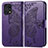 Leather Case Stands Butterfly Flip Cover Holder for Oppo Find X5 Pro 5G Purple