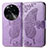 Leather Case Stands Butterfly Flip Cover Holder for Oppo Find X6 5G Clove Purple