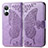 Leather Case Stands Butterfly Flip Cover Holder for Realme 10 4G Clove Purple