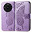 Leather Case Stands Butterfly Flip Cover Holder for Realme 11 Pro 5G Clove Purple