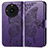 Leather Case Stands Butterfly Flip Cover Holder for Realme 11 Pro 5G Purple