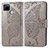 Leather Case Stands Butterfly Flip Cover Holder for Realme 7i RMX2193 Gray