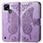 Leather Case Stands Butterfly Flip Cover Holder for Realme C25Y Clove Purple