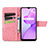 Leather Case Stands Butterfly Flip Cover Holder for Realme C31