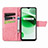 Leather Case Stands Butterfly Flip Cover Holder for Realme C35