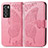 Leather Case Stands Butterfly Flip Cover Holder for Realme GT Master Explorer 5G Hot Pink