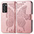 Leather Case Stands Butterfly Flip Cover Holder for Realme GT Master Explorer 5G Rose Gold