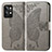 Leather Case Stands Butterfly Flip Cover Holder for Realme GT2 Pro 5G Gray