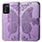 Leather Case Stands Butterfly Flip Cover Holder for Realme Q3s 5G Clove Purple