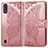 Leather Case Stands Butterfly Flip Cover Holder for Samsung Galaxy A01 SM-A015 Pink