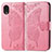 Leather Case Stands Butterfly Flip Cover Holder for Samsung Galaxy A03 Core Hot Pink