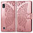 Leather Case Stands Butterfly Flip Cover Holder for Samsung Galaxy A10 Pink