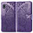 Leather Case Stands Butterfly Flip Cover Holder for Samsung Galaxy A10 Purple