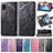 Leather Case Stands Butterfly Flip Cover Holder for Samsung Galaxy A10e