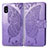 Leather Case Stands Butterfly Flip Cover Holder for Samsung Galaxy A10e Clove Purple