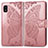 Leather Case Stands Butterfly Flip Cover Holder for Samsung Galaxy A10e Pink