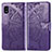 Leather Case Stands Butterfly Flip Cover Holder for Samsung Galaxy A10e Purple