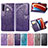 Leather Case Stands Butterfly Flip Cover Holder for Samsung Galaxy A21 European