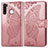 Leather Case Stands Butterfly Flip Cover Holder for Samsung Galaxy A21 European Pink