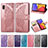 Leather Case Stands Butterfly Flip Cover Holder for Samsung Galaxy A21 SC-42A