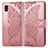 Leather Case Stands Butterfly Flip Cover Holder for Samsung Galaxy A21 SC-42A Pink