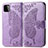 Leather Case Stands Butterfly Flip Cover Holder for Samsung Galaxy A22 5G Clove Purple