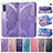 Leather Case Stands Butterfly Flip Cover Holder for Samsung Galaxy A30S