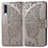 Leather Case Stands Butterfly Flip Cover Holder for Samsung Galaxy A30S Gray