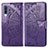 Leather Case Stands Butterfly Flip Cover Holder for Samsung Galaxy A30S Purple