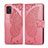 Leather Case Stands Butterfly Flip Cover Holder for Samsung Galaxy A31 Hot Pink