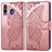 Leather Case Stands Butterfly Flip Cover Holder for Samsung Galaxy A40s Pink