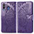 Leather Case Stands Butterfly Flip Cover Holder for Samsung Galaxy A40s Purple