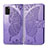 Leather Case Stands Butterfly Flip Cover Holder for Samsung Galaxy A41 Clove Purple