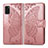 Leather Case Stands Butterfly Flip Cover Holder for Samsung Galaxy A41 Pink