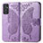 Leather Case Stands Butterfly Flip Cover Holder for Samsung Galaxy A55 5G Clove Purple