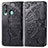 Leather Case Stands Butterfly Flip Cover Holder for Samsung Galaxy A60 Black