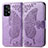 Leather Case Stands Butterfly Flip Cover Holder for Samsung Galaxy A72 5G Clove Purple