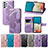 Leather Case Stands Butterfly Flip Cover Holder for Samsung Galaxy A73 5G